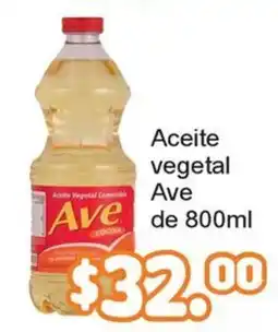 Merza Ave Aceite vegetal oferta