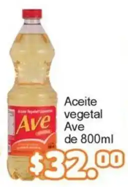Merza Ave Aceite vegetal oferta