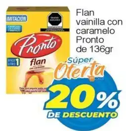 Merza Pronto flan con caramelo oferta