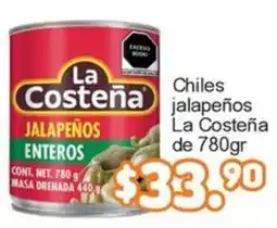 Merza La Costeña jalapeños enteros oferta