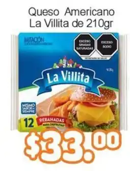 Merza La Villita Queso Americano oferta