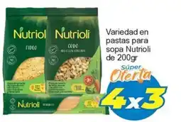 Merza Nutrioli variedad en pastas para sopa oferta