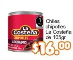 Merza La Costeña chiles chipotles adobados oferta