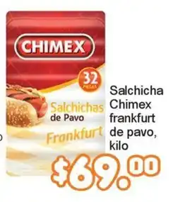 Merza Chimex Salchichas de Pavo Frankfurt oferta