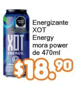 Merza XOT Energizante XOT Energy mora power oferta