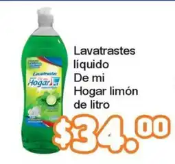 Merza De mi Hogar lavatrastes líquido limón oferta