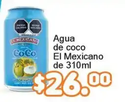 Merza El Mexicano Agua de coco oferta