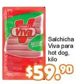 Merza Chimex Viva Salchichas para hot dog oferta