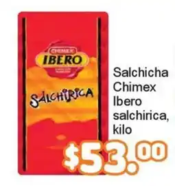 Merza Chimex Ibero salchicha oferta