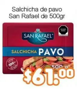 Merza San Rafael salchicha pavo oferta