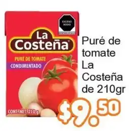 Merza La Costeña puré de tomate condimentado oferta