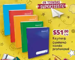 SuperISSSTE Rayter cuaderno cosido profesional oferta