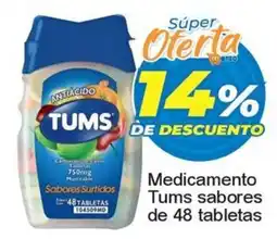 Merza Tums sabores surtidos oferta