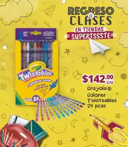SuperISSSTE Crayola Twistables oferta