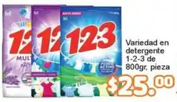 Merza 123 Variedad en detergente oferta