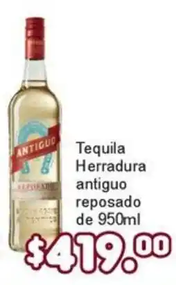 Merza Tequila Herradura antiguo reposado oferta