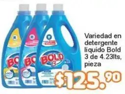 Merza Bold detergente liquido oferta