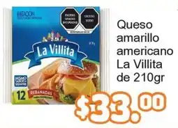 Merza La Villita Queso amarillo americano oferta