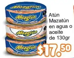 Merza Mazatún Atún en agua o aceite oferta