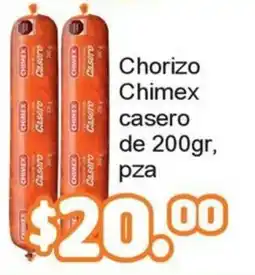 Merza Chimex Chorizo casero oferta
