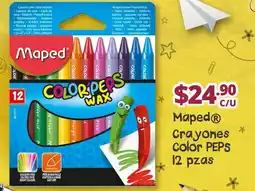 SuperISSSTE Maped crayones color peps oferta