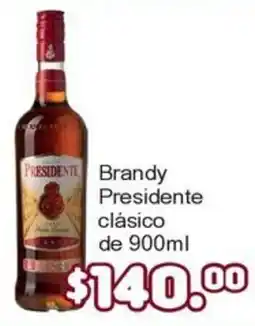 Merza Brandy Presidente clásico oferta