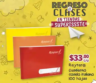 Rayter Cuaderno cosido italiano