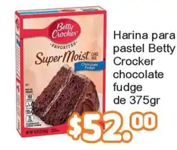 Merza Betty Crocker Super Moist Cake Mix Chocolate Fudge oferta