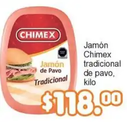 Merza Chimex jamón de pavo tradicional oferta