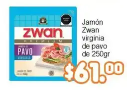 Merza Zwan jamón de pavo virginia oferta