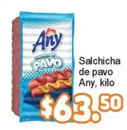Merza Any salchicha de pavo oferta