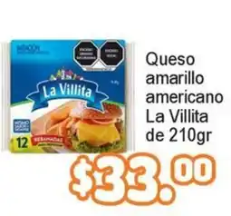 Merza La Villita Queso amarillo americano oferta