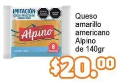 Merza Alpino Queso amarillo americano oferta