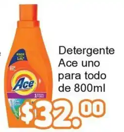 Merza Detergente Ace uno para todo oferta