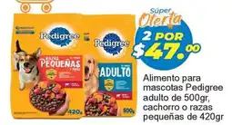 Merza Pedigree Alimento para mascotas adulto o cachorro o razas pequeñas oferta