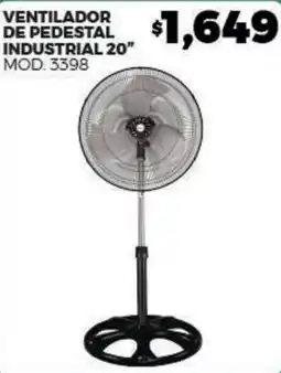 Merco ventilador de pedestal industrial 20" oferta
