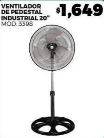 Merco ventilador de pedestal industrial 20" oferta