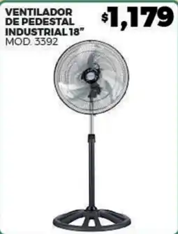 Merco ventilador de pedestal industrial 18" oferta