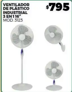 Merco ventilador de plástico industrial oferta
