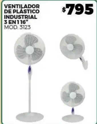 Merco ventilador de plástico industrial oferta