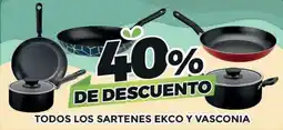 Merco Ekco y Vasconia sartenes oferta
