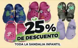 Merco Crocs toda la sandalia infantil oferta