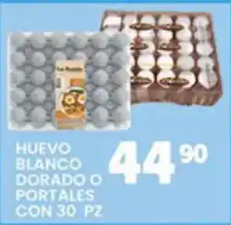 Alsuper Huevo Blanco Dorado O Portales oferta