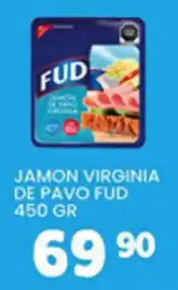 Alsuper Fud jamon de pavo virginia oferta