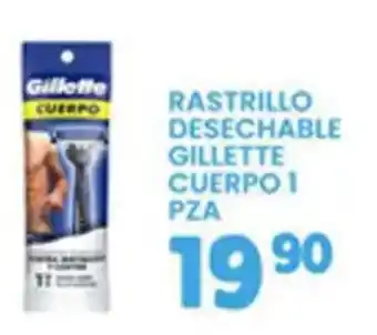 Alsuper Gillette rastrillo desechable cuerpo oferta