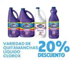 Alsuper Clorox variedad de quitamanchas liquido oferta