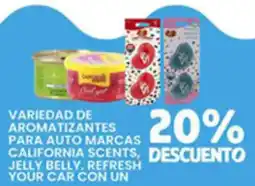 Alsuper california scents jelly belly refresh your car oferta