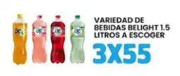 Alsuper Belight variedad de bebidas oferta