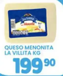 Alsuper La Villita Queso Menonita oferta