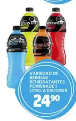 Alsuper powerade variedad de bebidas rehidratantes oferta